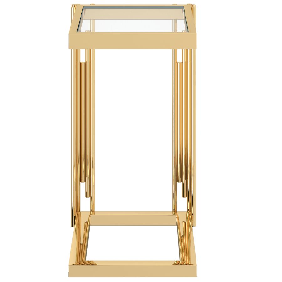 Estrel Small Accent Table in Gold 501-630GL_S