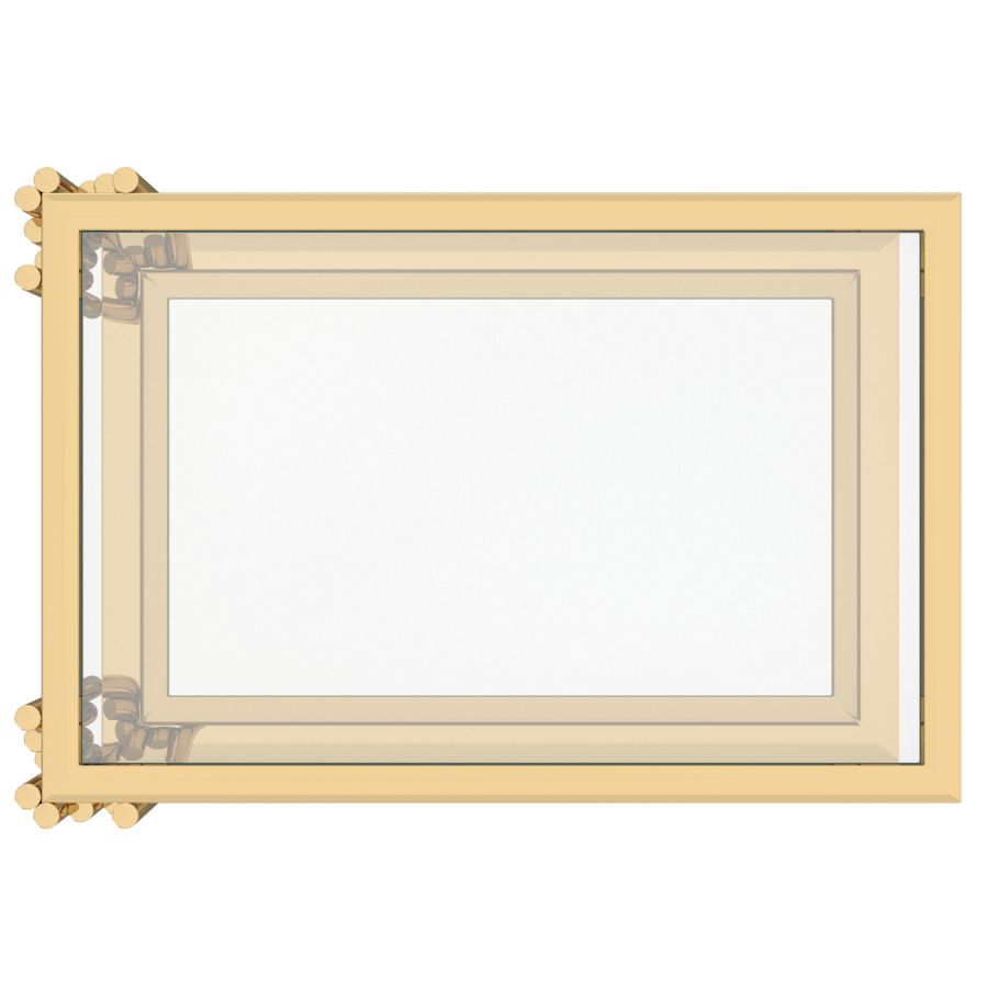 Estrel Small Accent Table in Gold 501-630GL_S