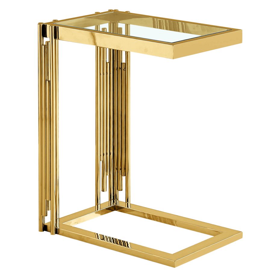 Estrel Small Accent Table in Gold 501-630GL_S
