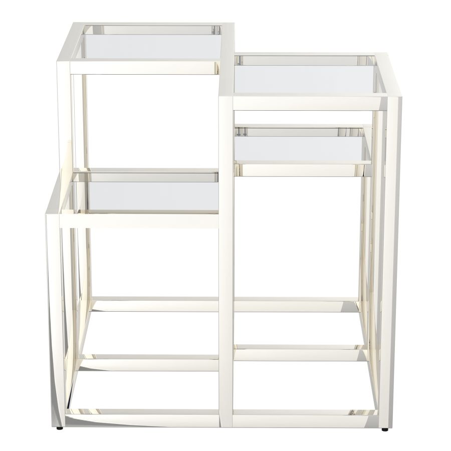 Casini Accent Table in Silver 501-632CH