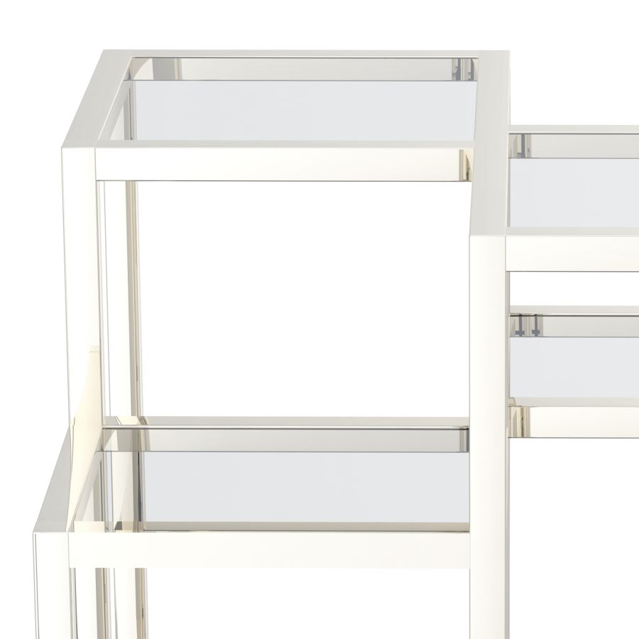 Casini Accent Table in Silver 501-632CH
