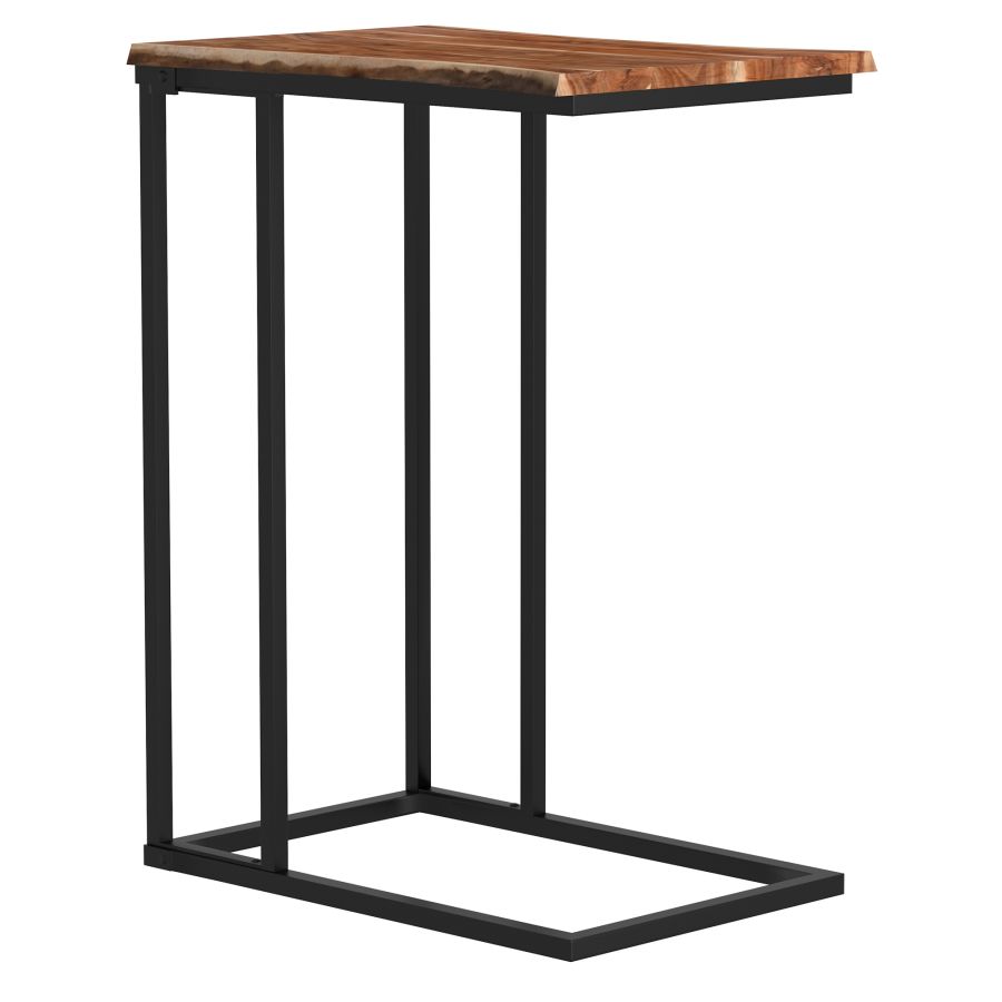 Jivin Accent Table in Natural and Black 501-676NAT
