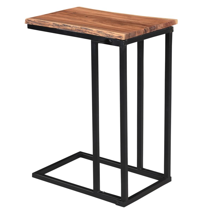 Jivin Accent Table in Natural and Black 501-676NAT
