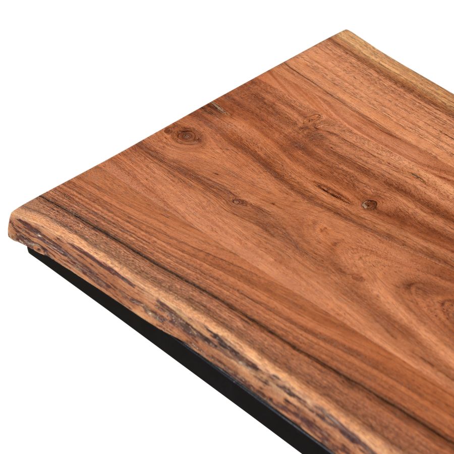 Jivin Accent Table in Natural and Black 501-676NAT