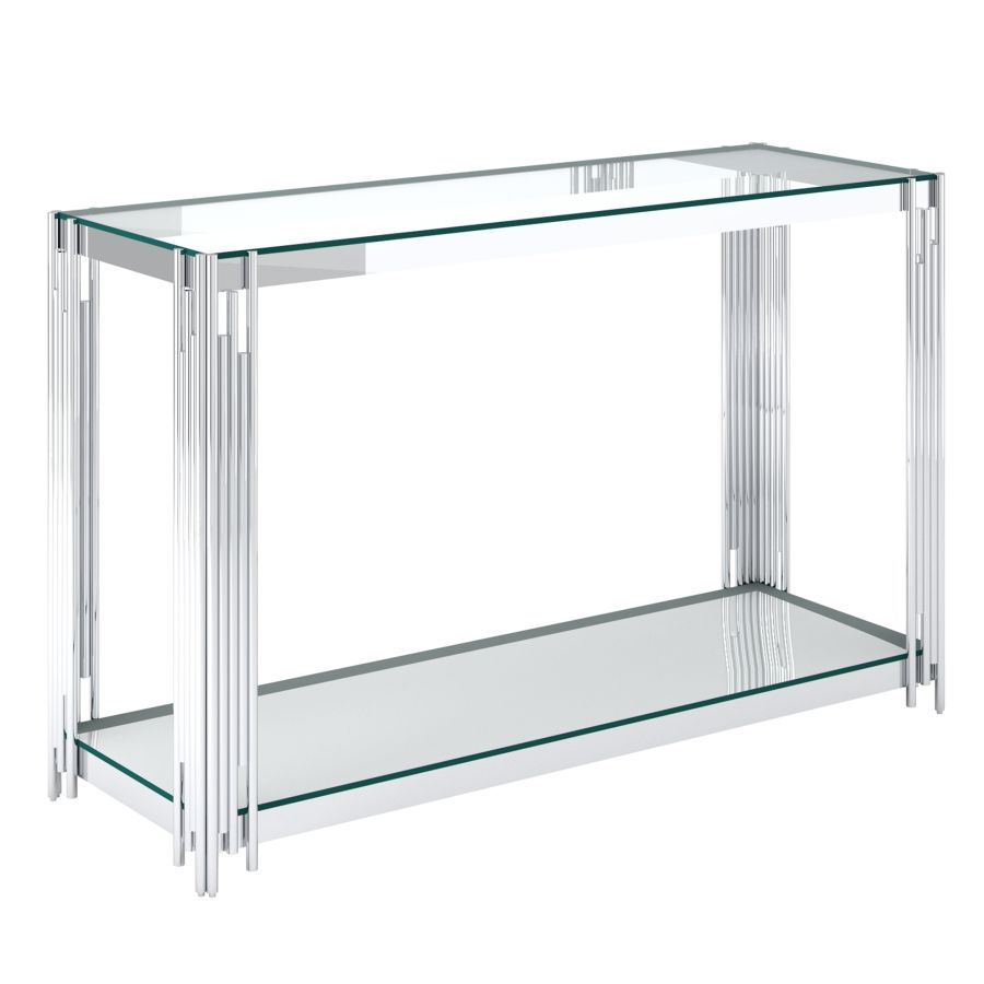 Estrel Console Table in Silver 502-630CH
