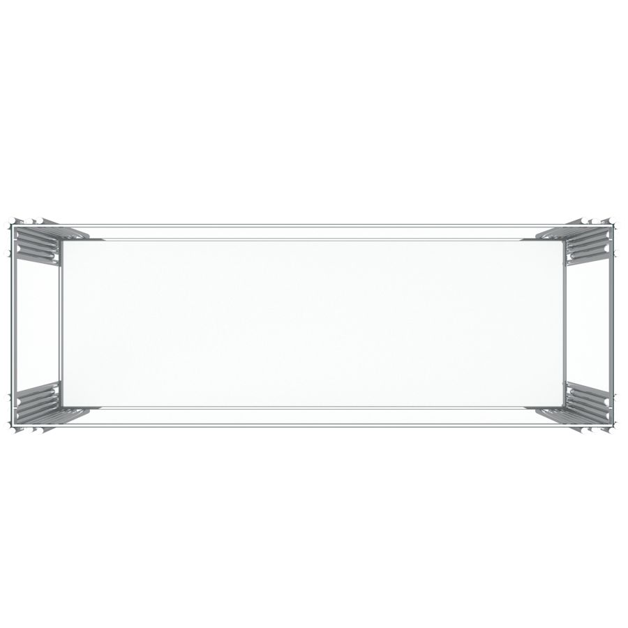 Estrel Console Table in Silver 502-630CH