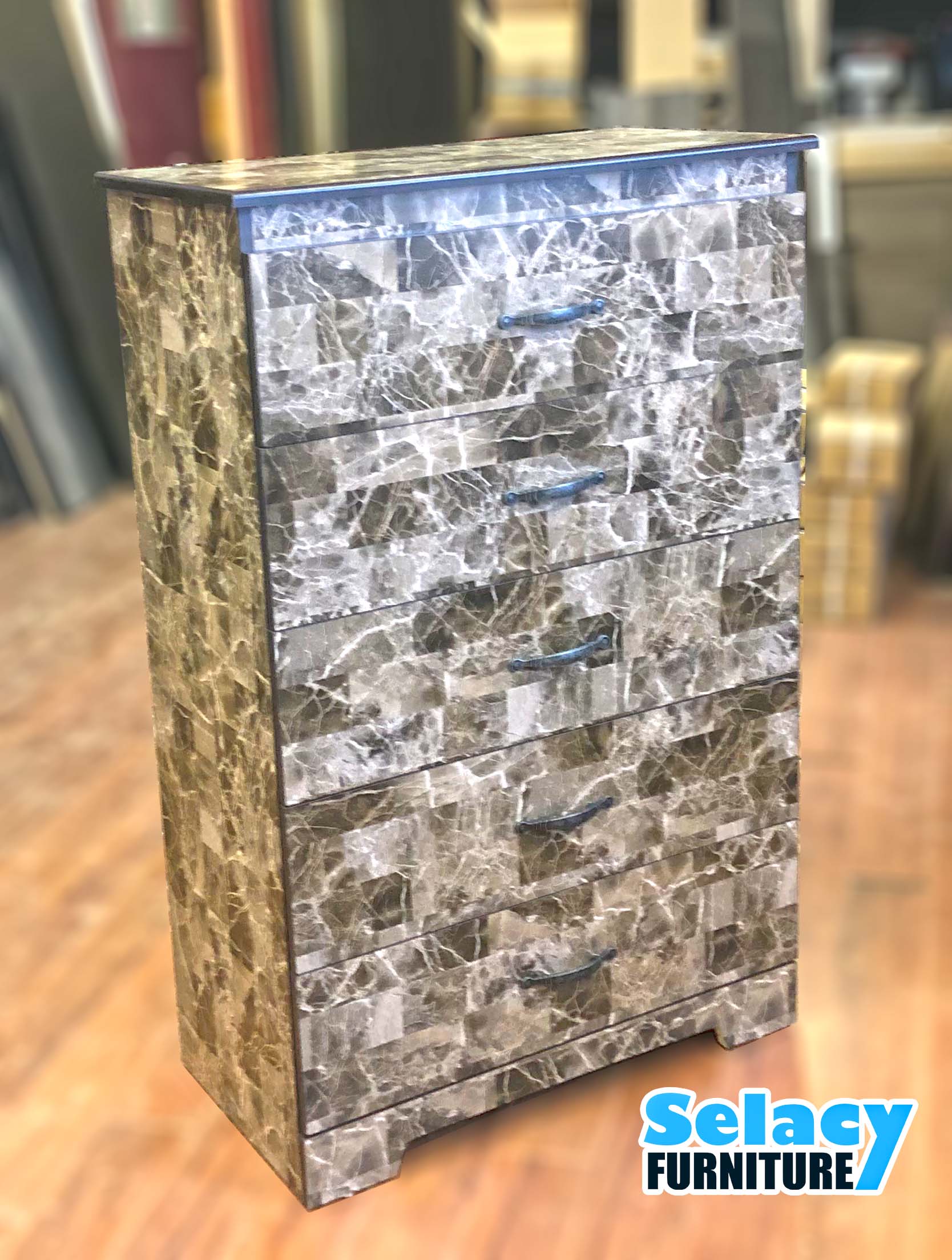 5 Drawer Chest 5020 - Brown Maple