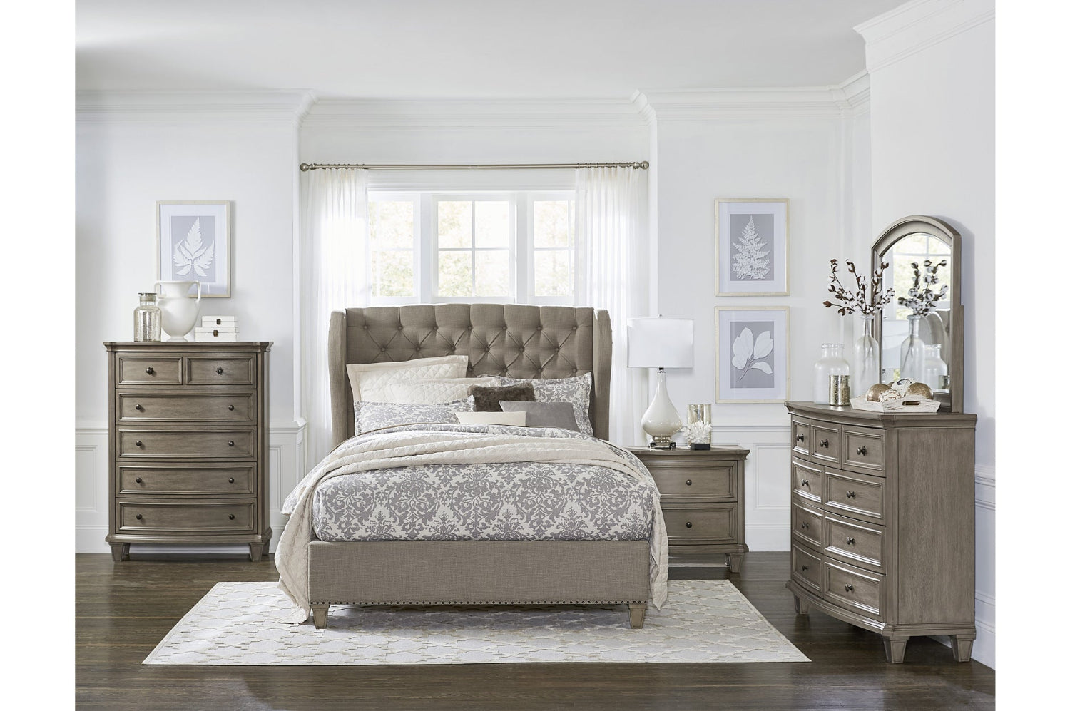 Grey bedroom set