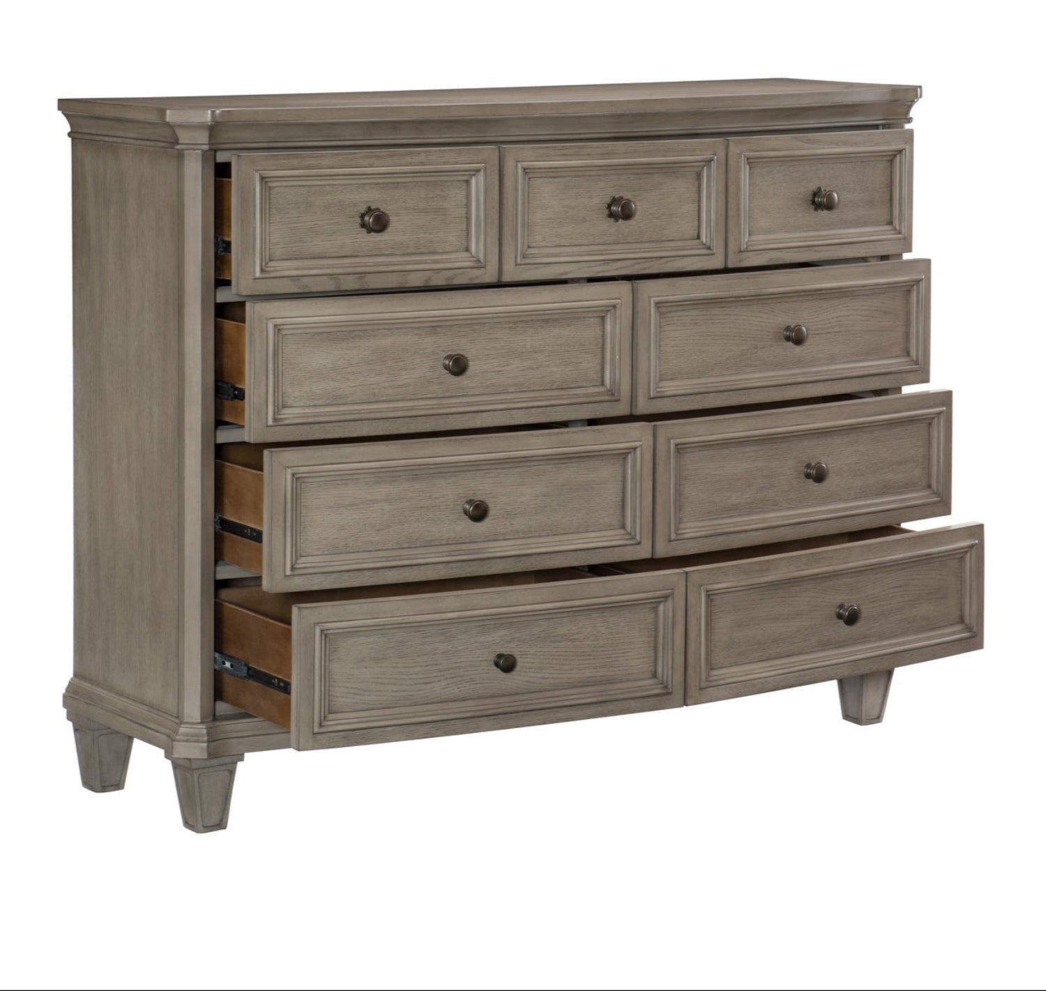 GREY WOODEN DRESSER