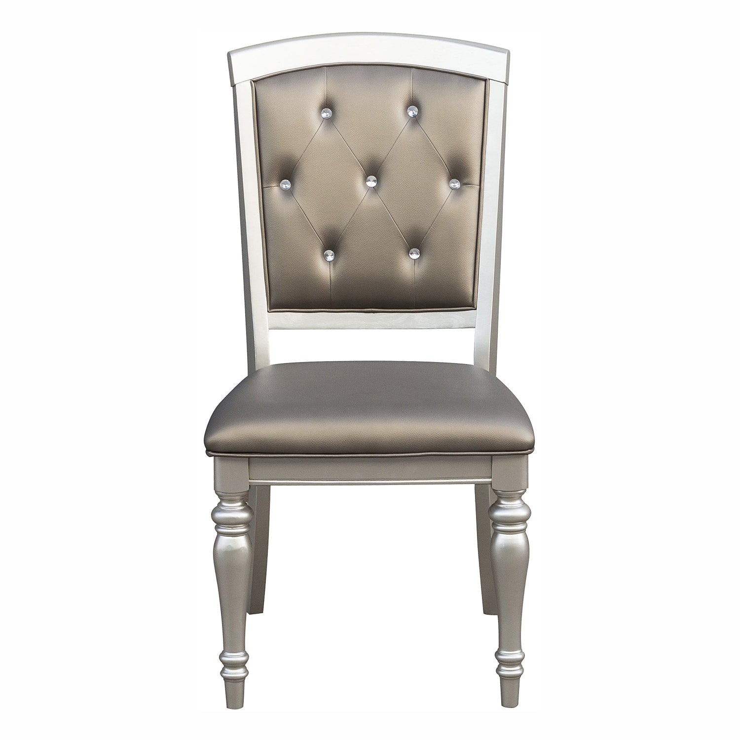 Silver Wooden Dining Chair