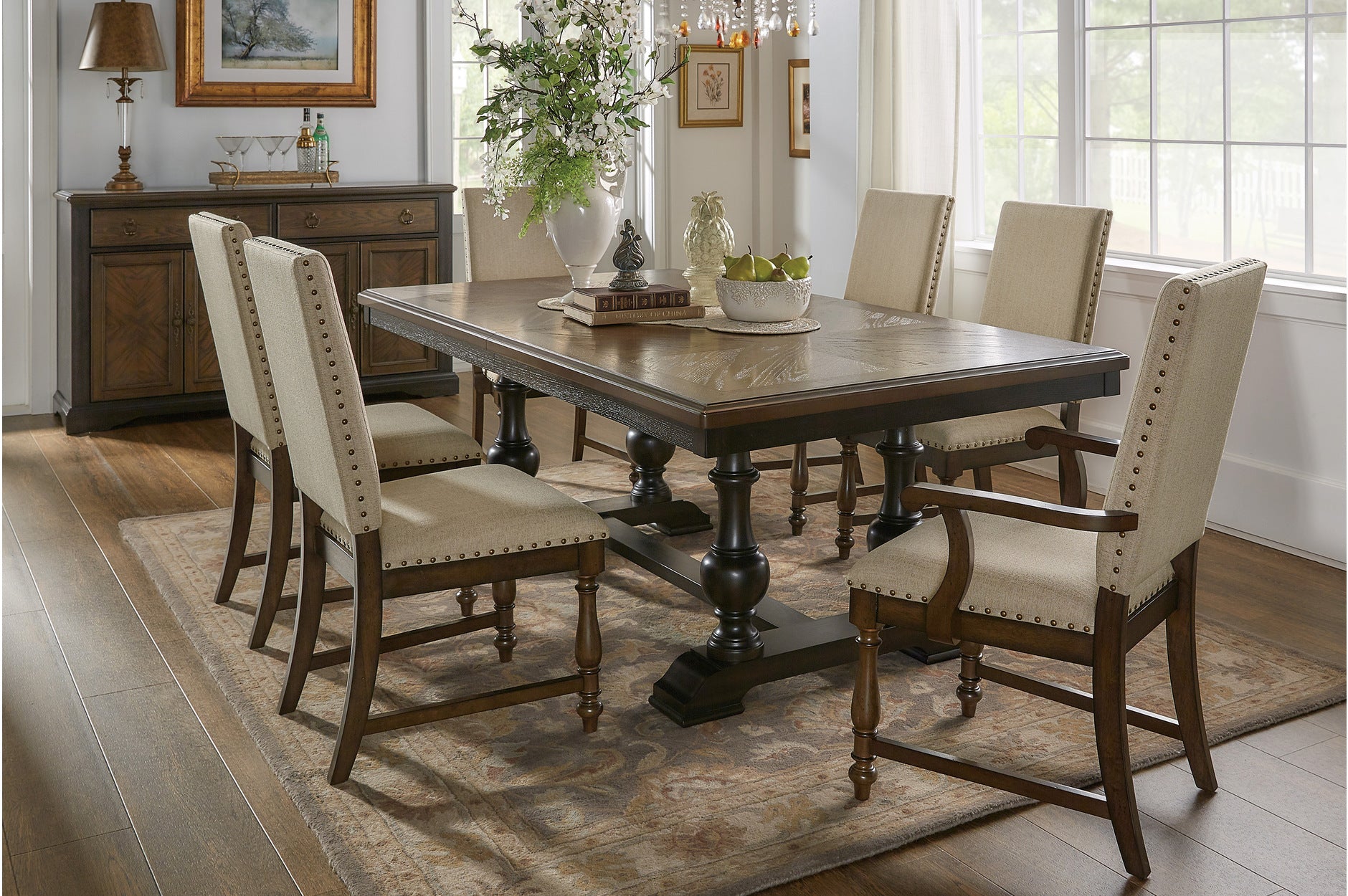 Stonington Wooden Extendable Dining Set 5703