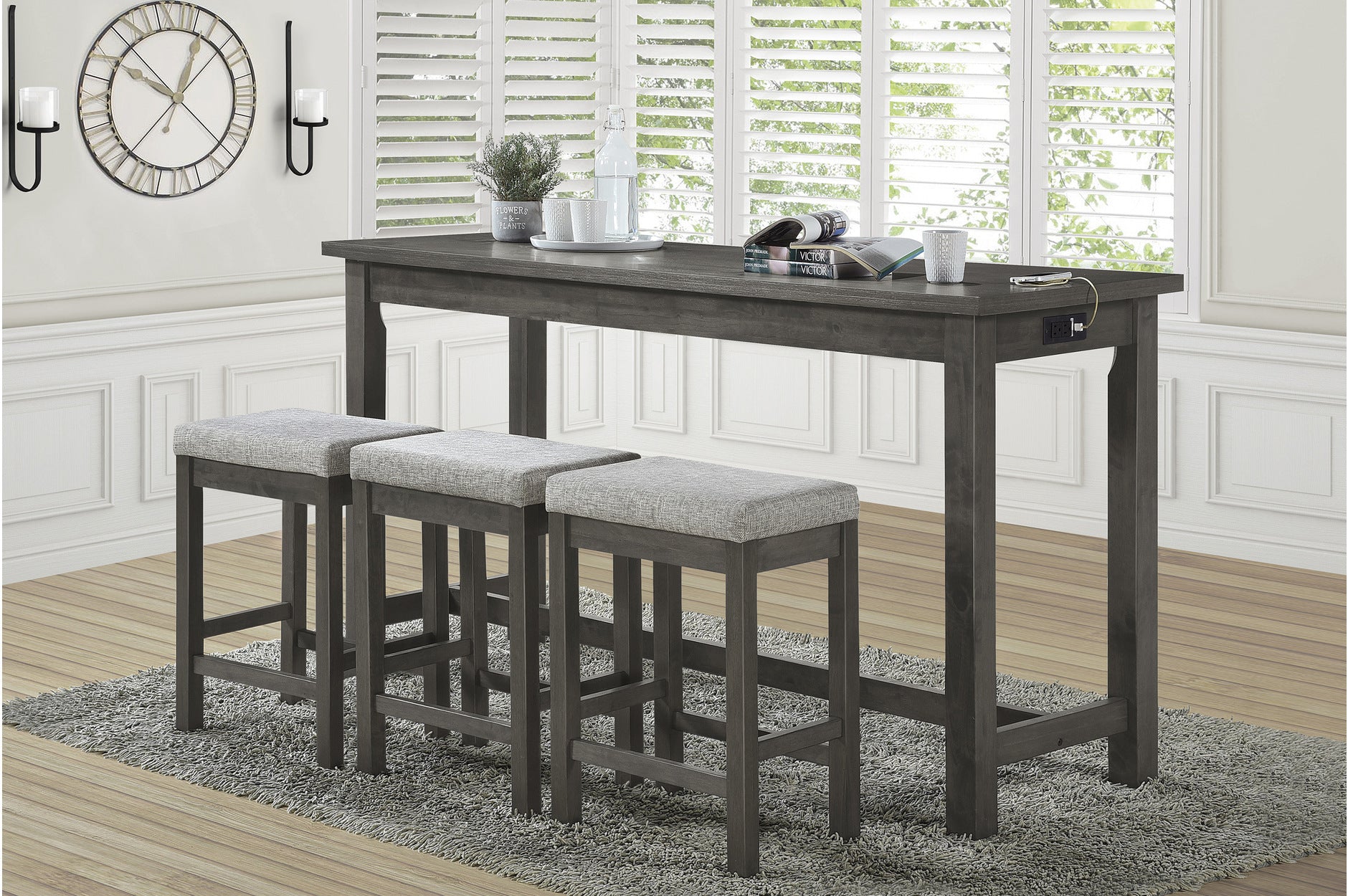 Connected Dining Set Grey 5713GY