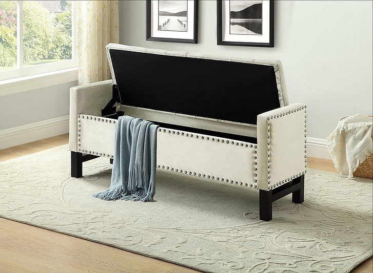 Creme Velvet Bench IF 6402