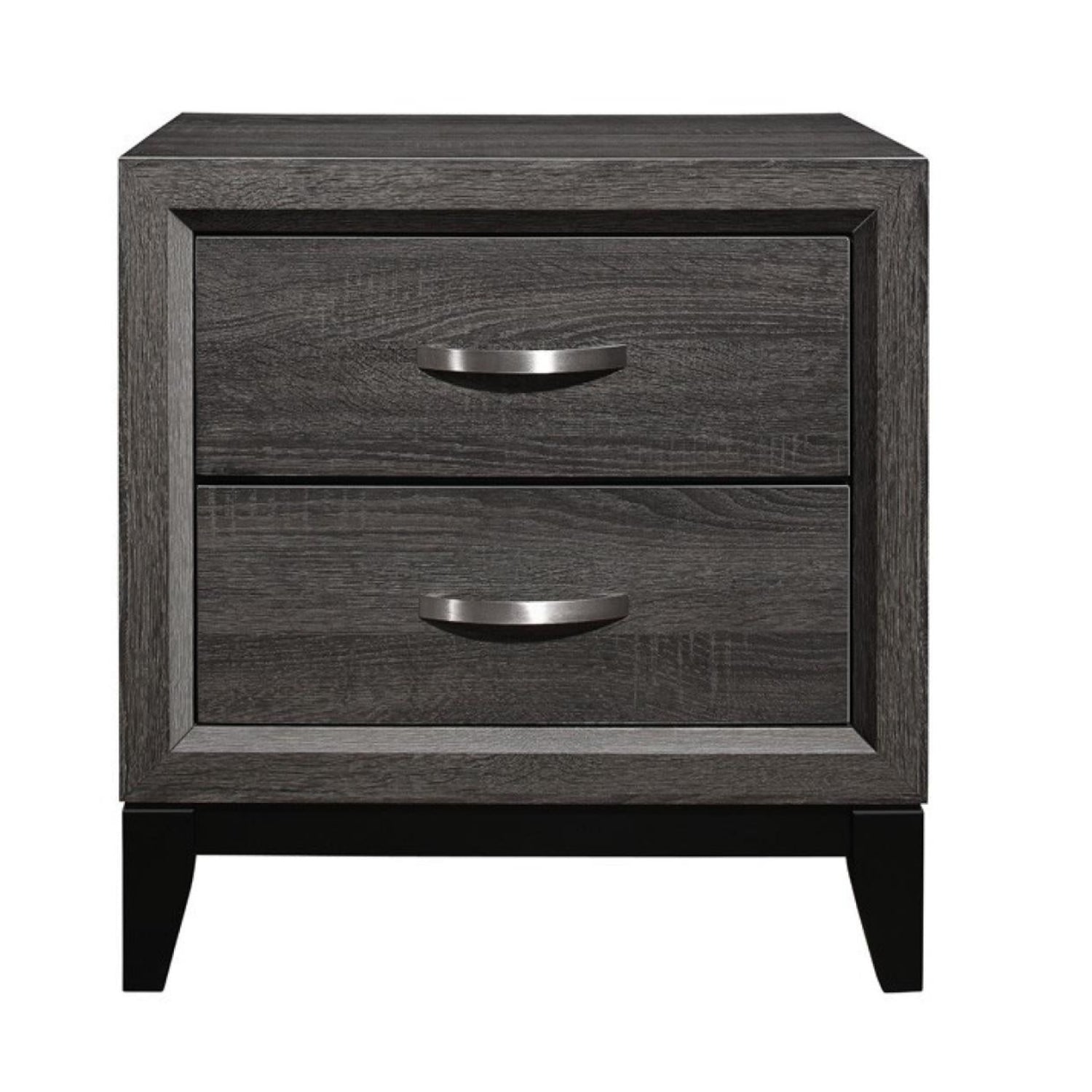 Davi Grey Wooden Night Stand 1645