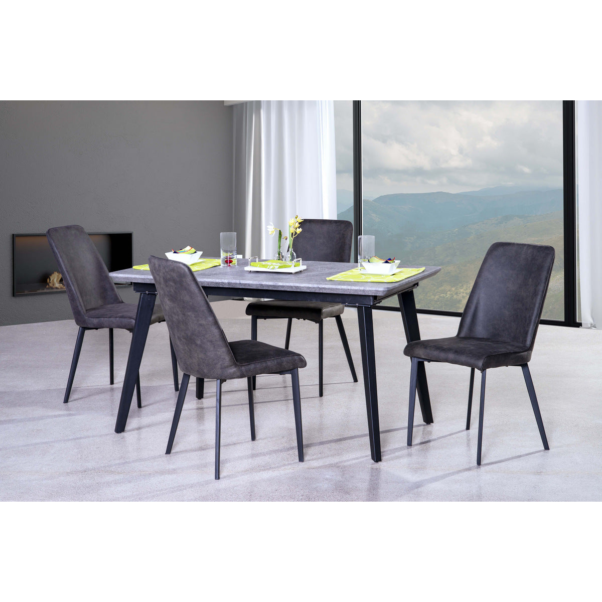 Arabica Extendable Butterfly Leaf Dining Set 6828