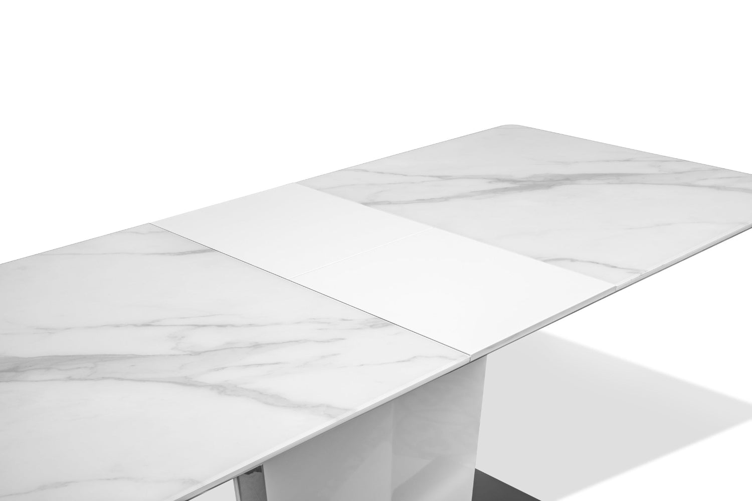 Faux Marble White Dining Table