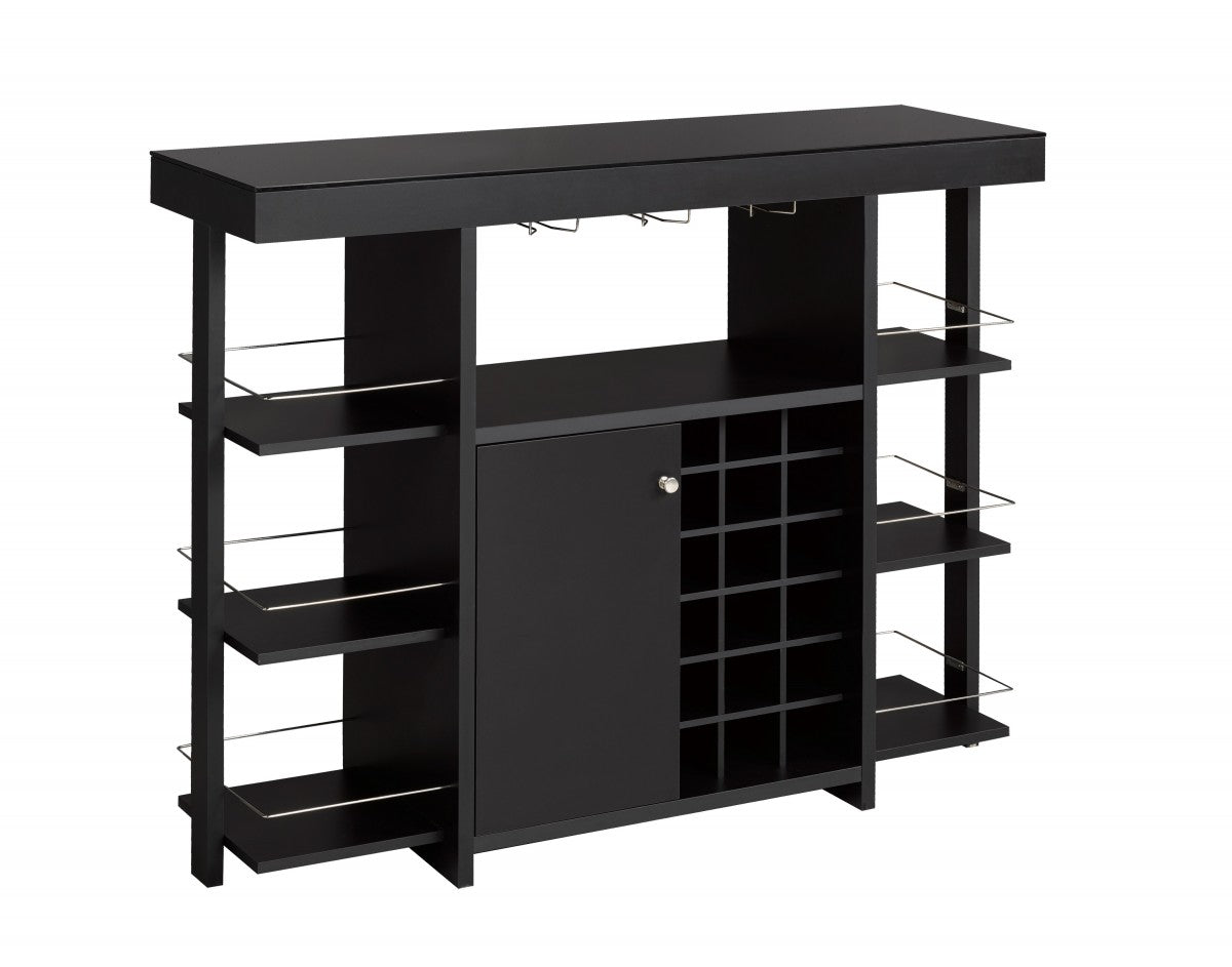 Black Bar Cabinet 15302
