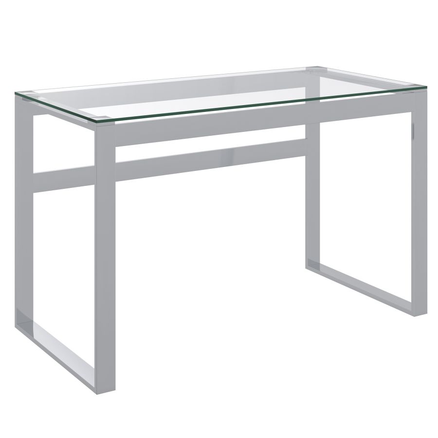 Zevon Desk in Silver 801-408CH