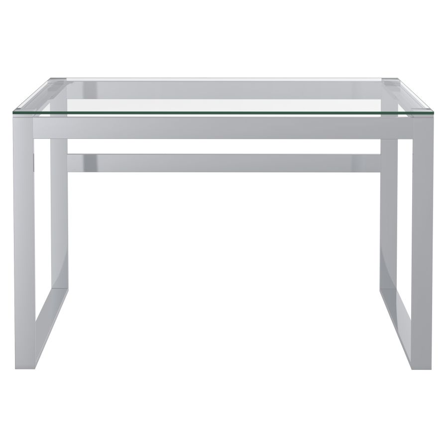 Zevon Desk in Silver 801-408CH