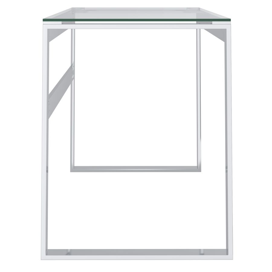Zevon Desk in Silver 801-408CH
