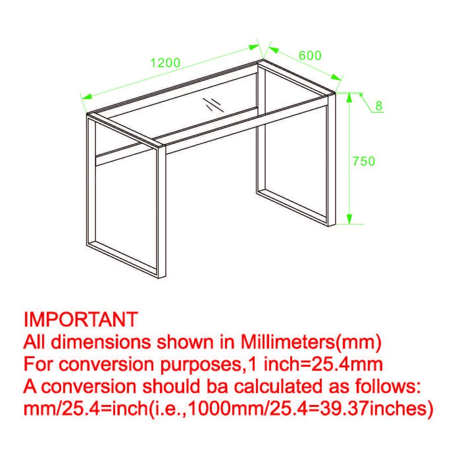 Zevon Desk in Silver 801-408CH