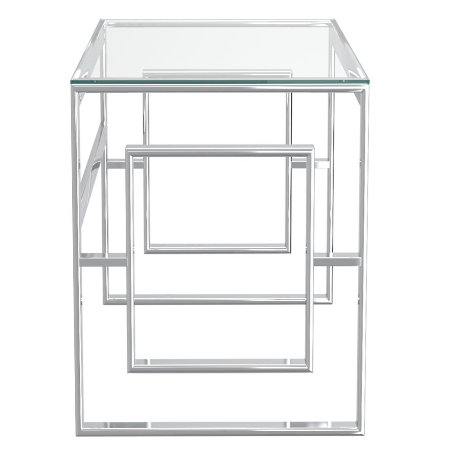 Eros Desk in Silver 801-482CH
