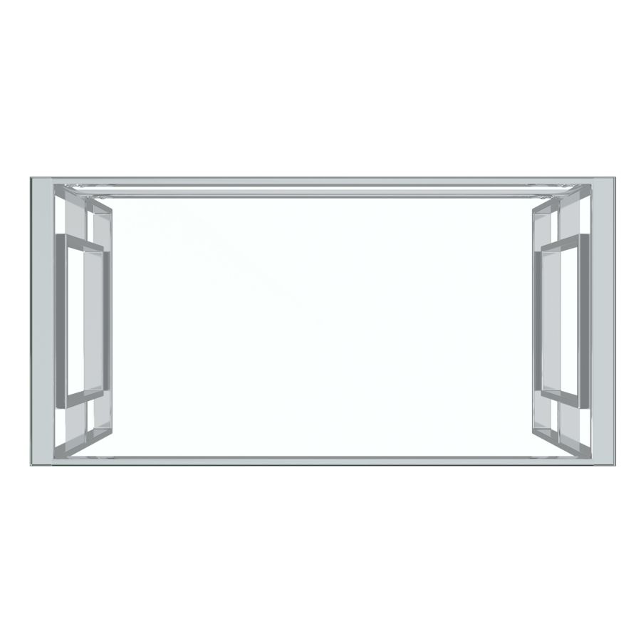 Eros Desk in Silver 801-482CH