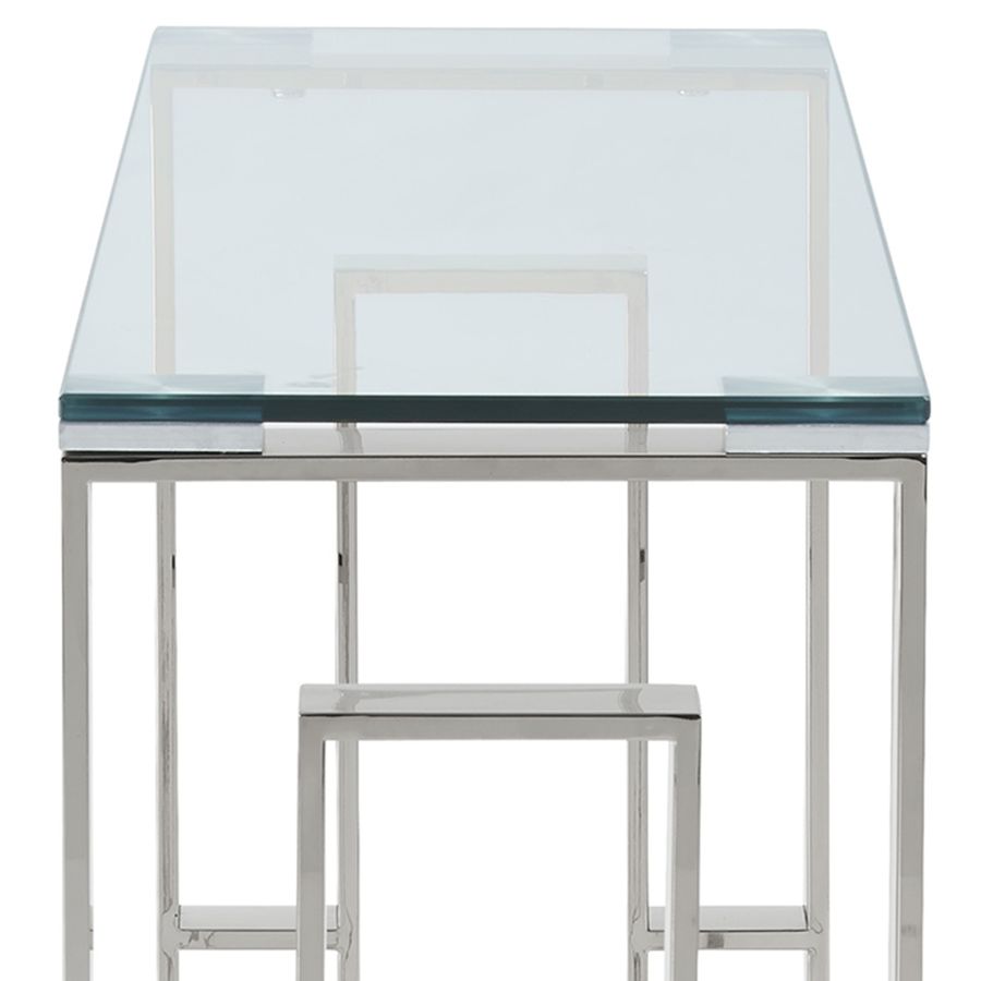 Eros Desk in Silver 801-482CH