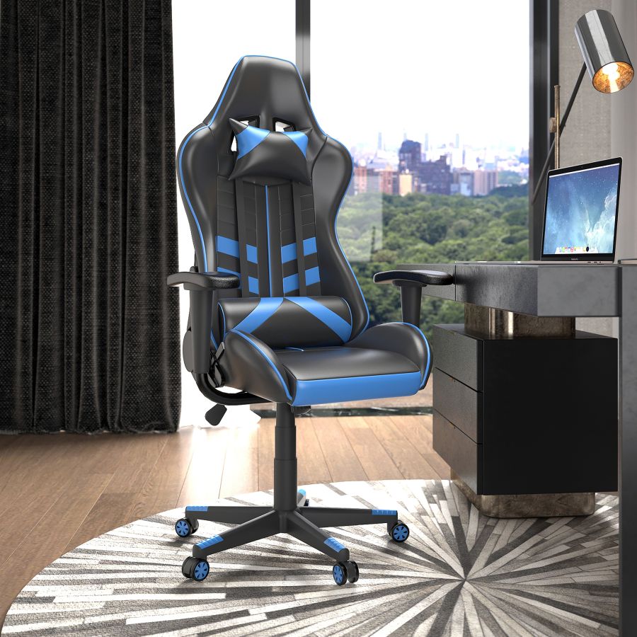 Blade Office Chair in Blue and Black