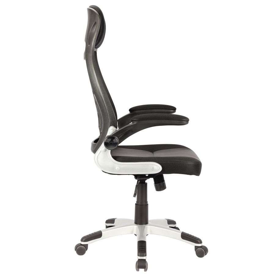 Figo Office Chair in Grey and Black 802-840BK