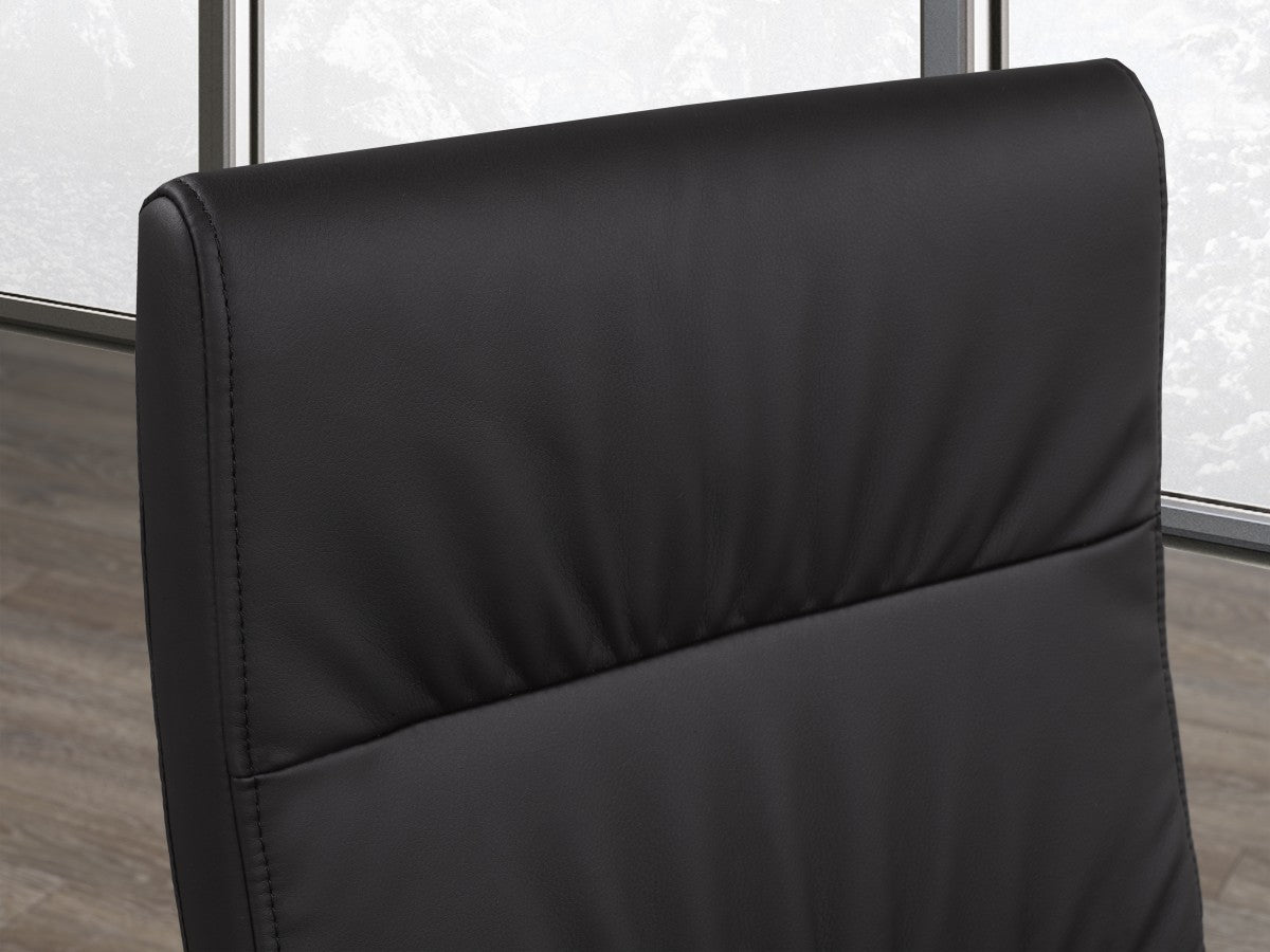 Modern Circular Dining Table With 4 Chairs Black 4194