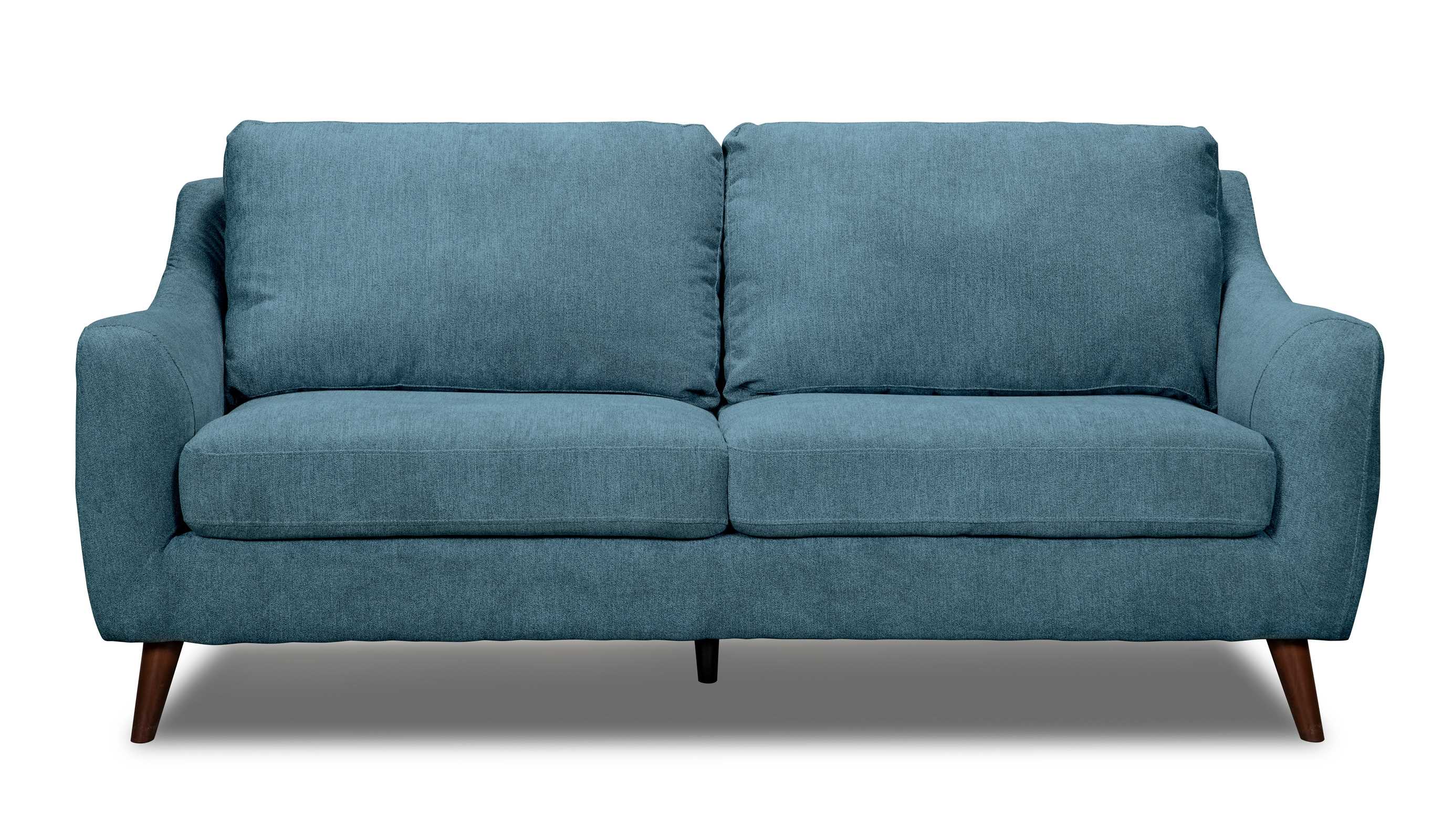 Kitchener Light Blue Fabric Sofa 9040