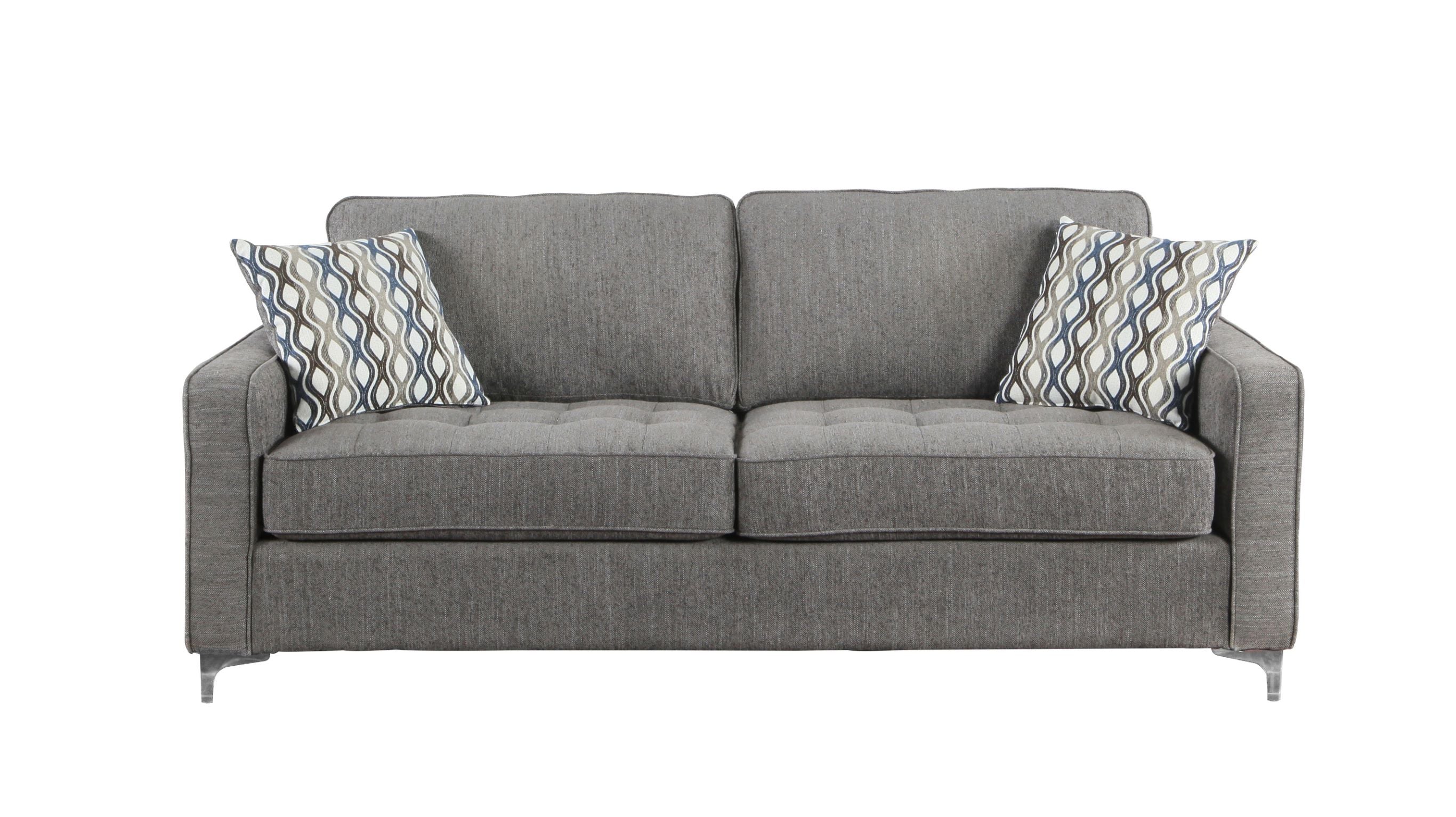 Hudson 3 PC Sofa Set Graphite Grey 9049GPH