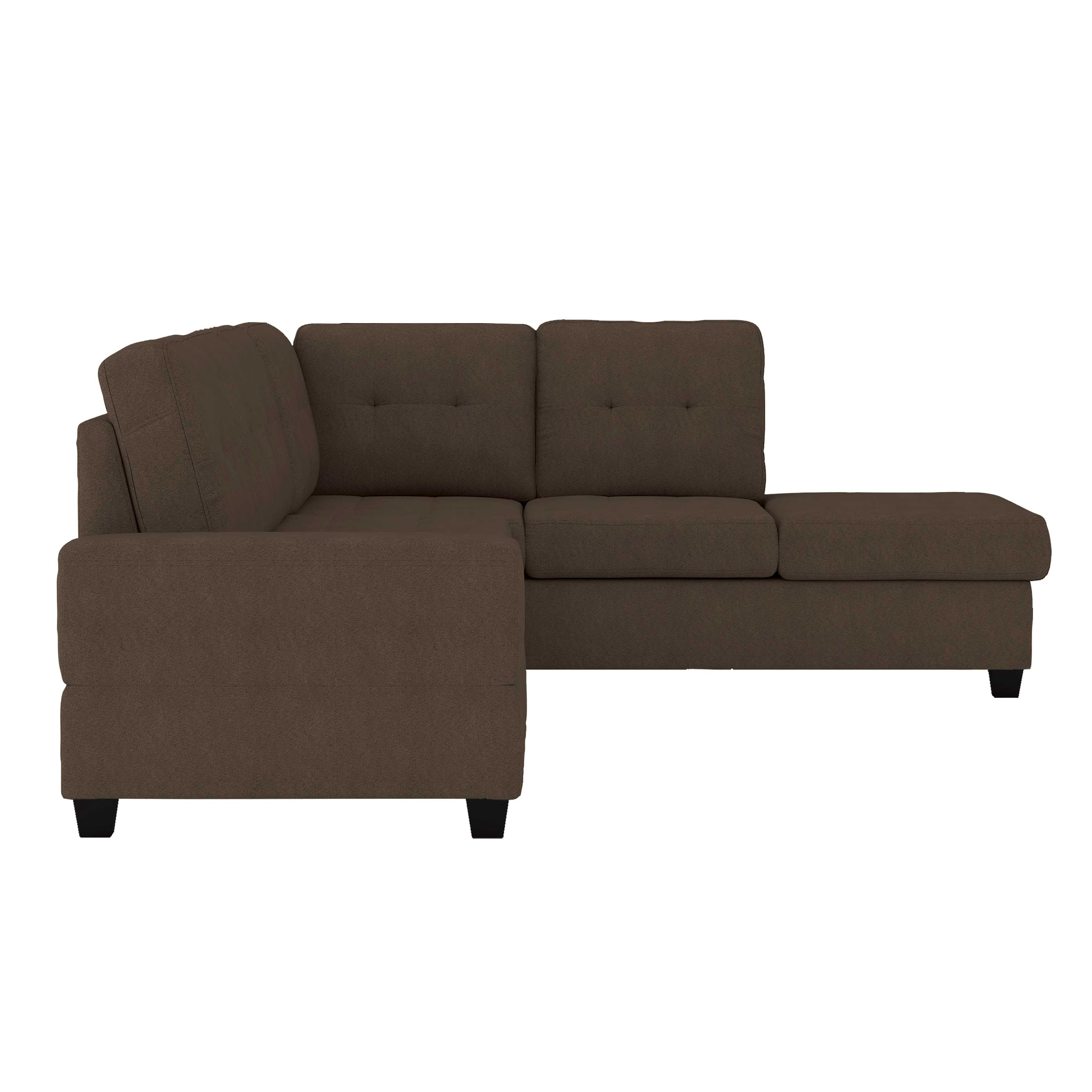Maston Reversible Sectional Sofa Collection Chocolate 9507