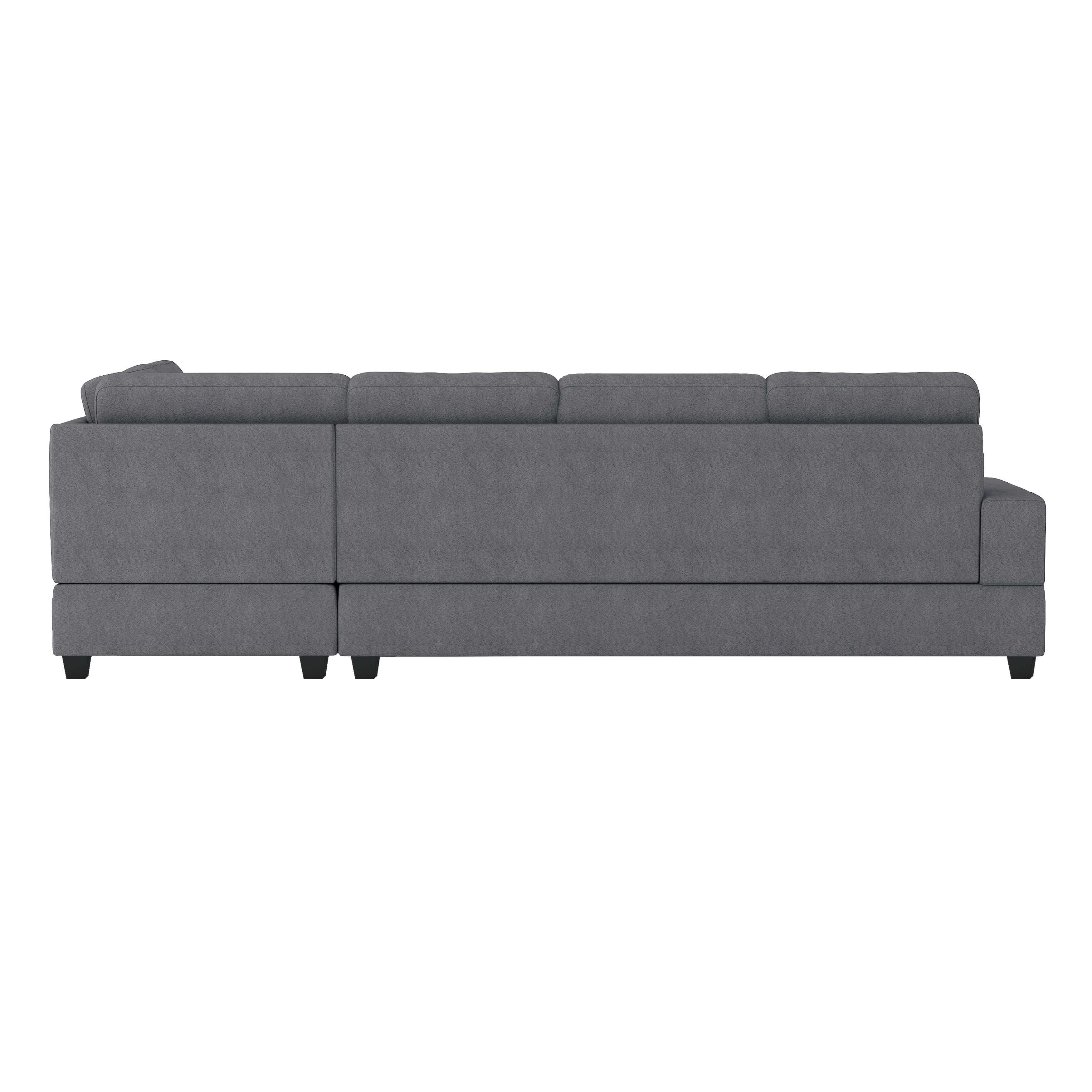Maston Reversible Sectional Sofa Collection Dark Grey 9507
