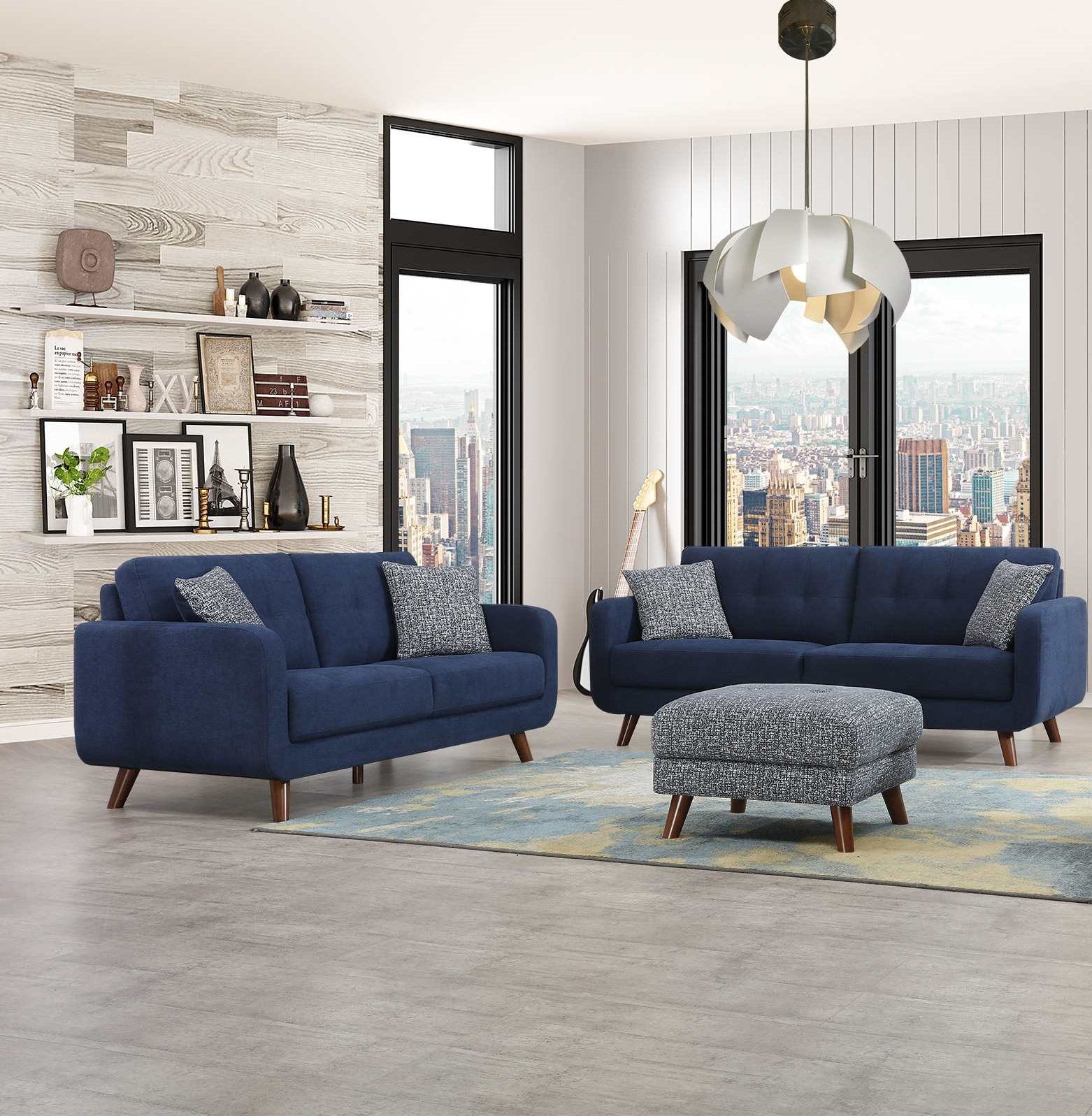 Noma Sofa Collection Lapis Blue 9591