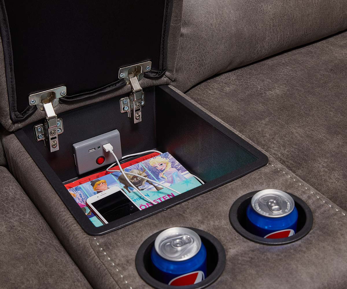 Dantey Power Reclining Sectional 9702