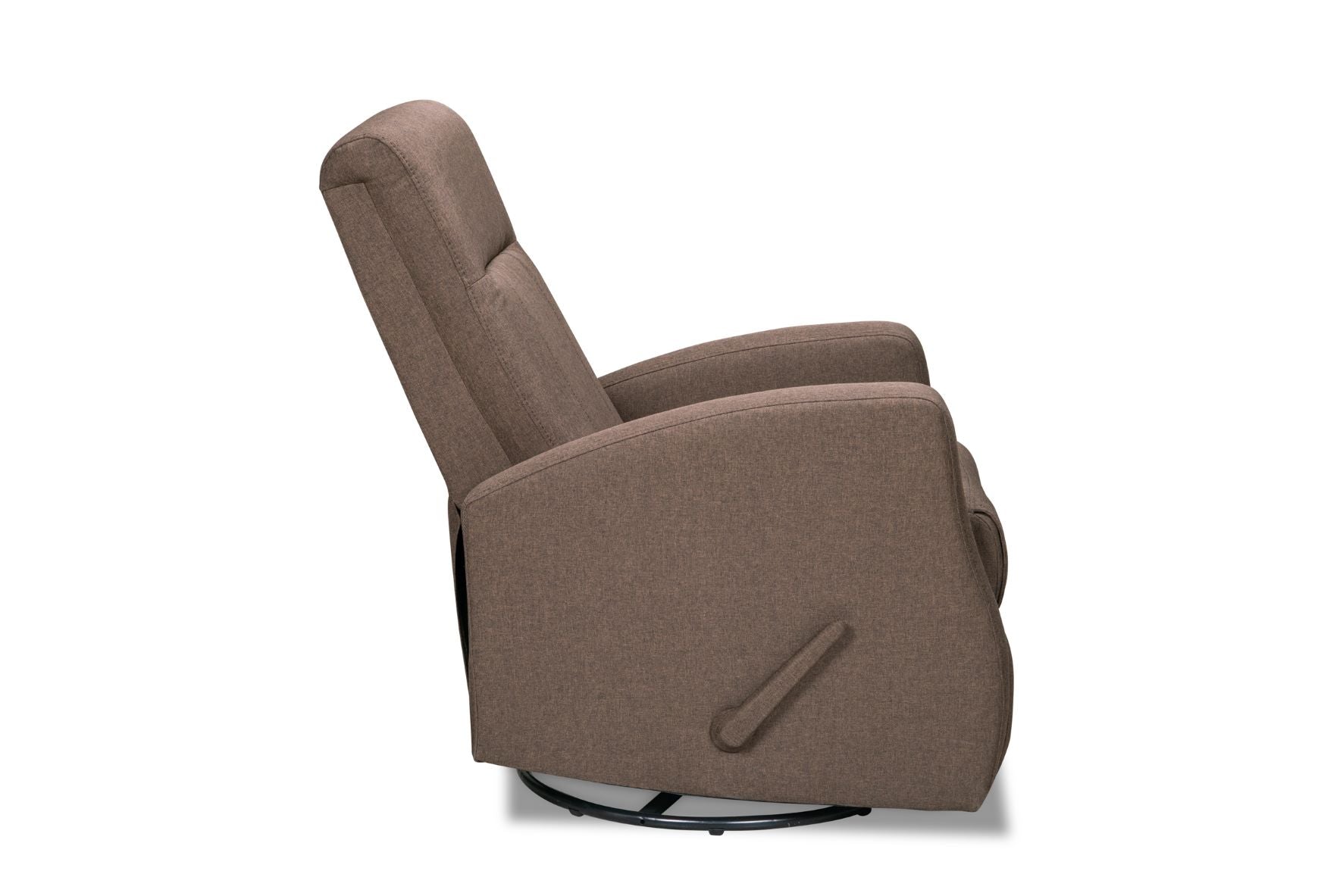 Swivel Glider Recliner Brown 9807