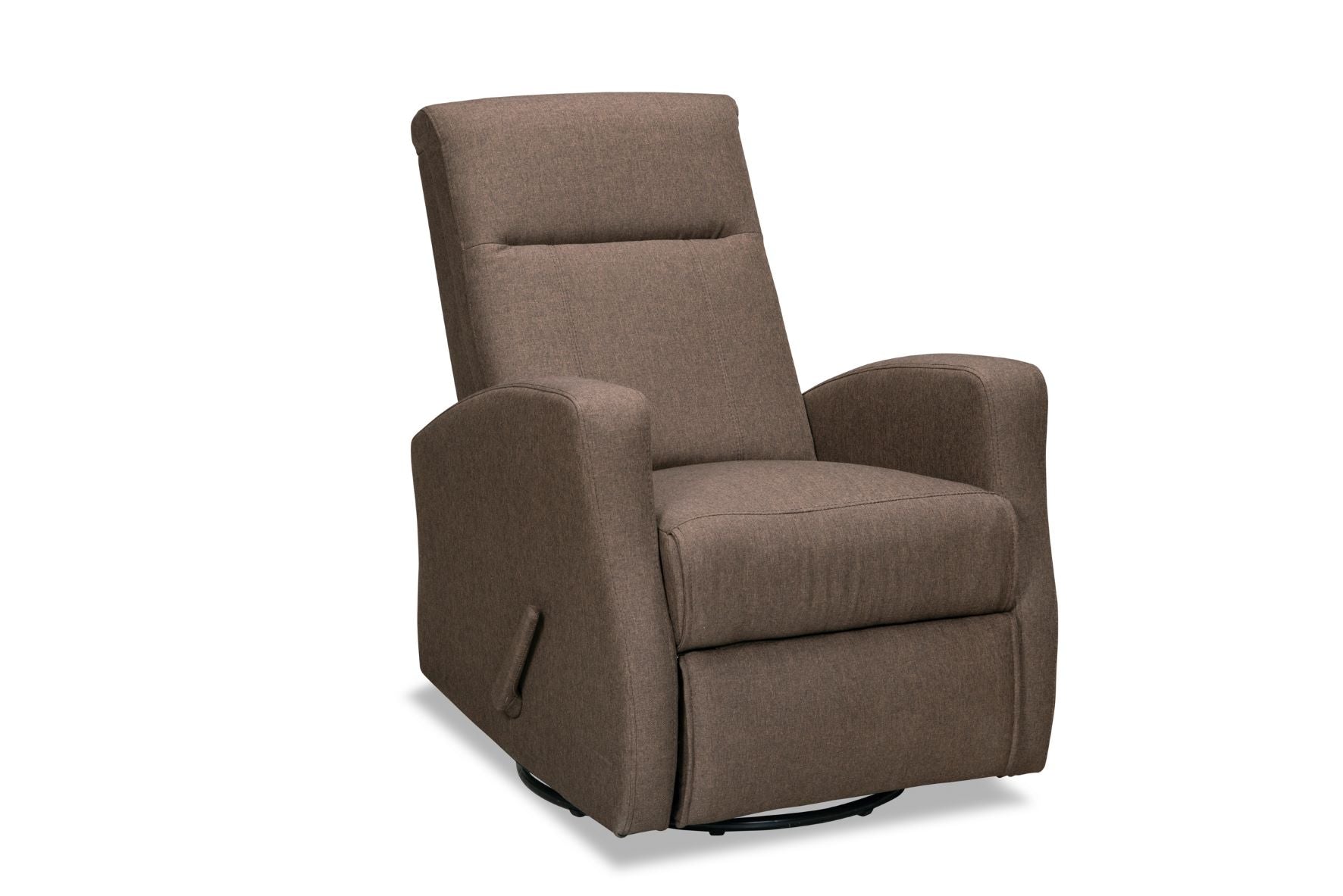 Swivel Glider Recliner Brown 9807
