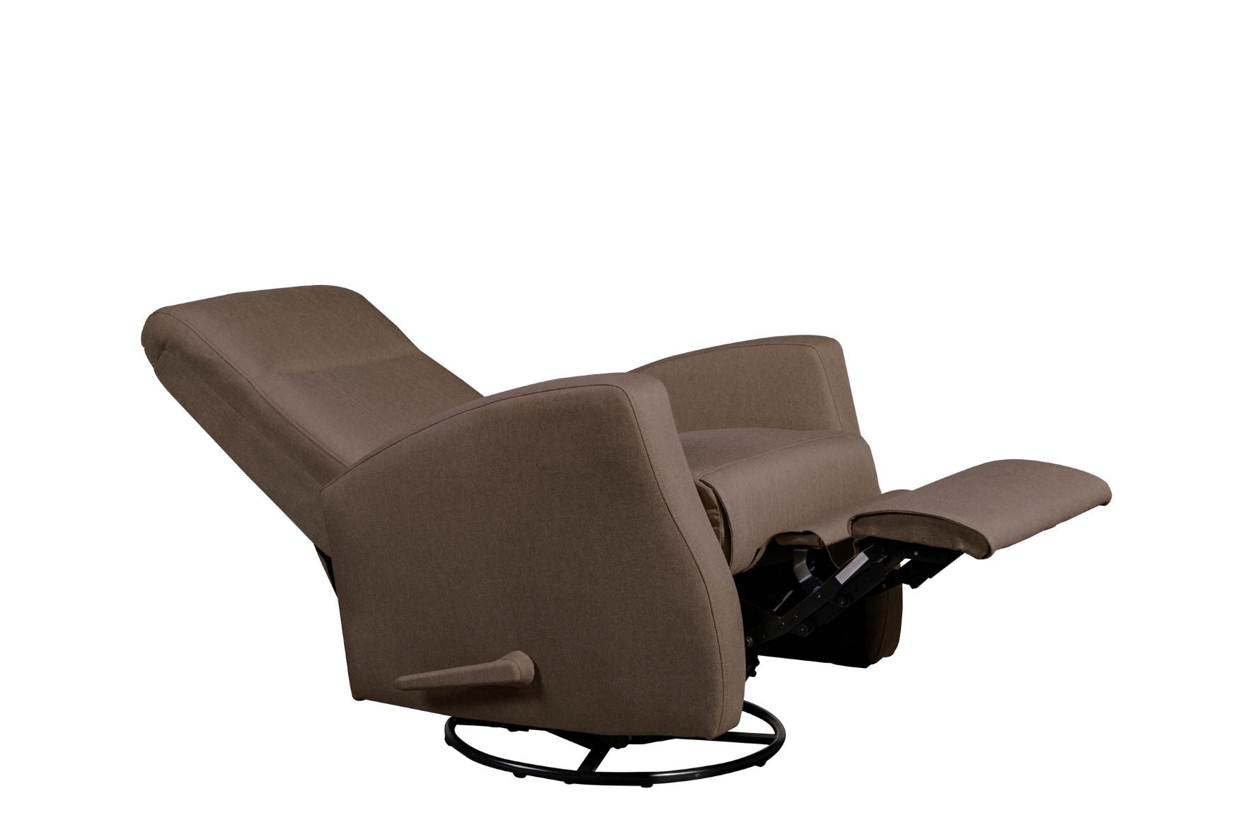 Swivel Glider Recliner Brown 9807