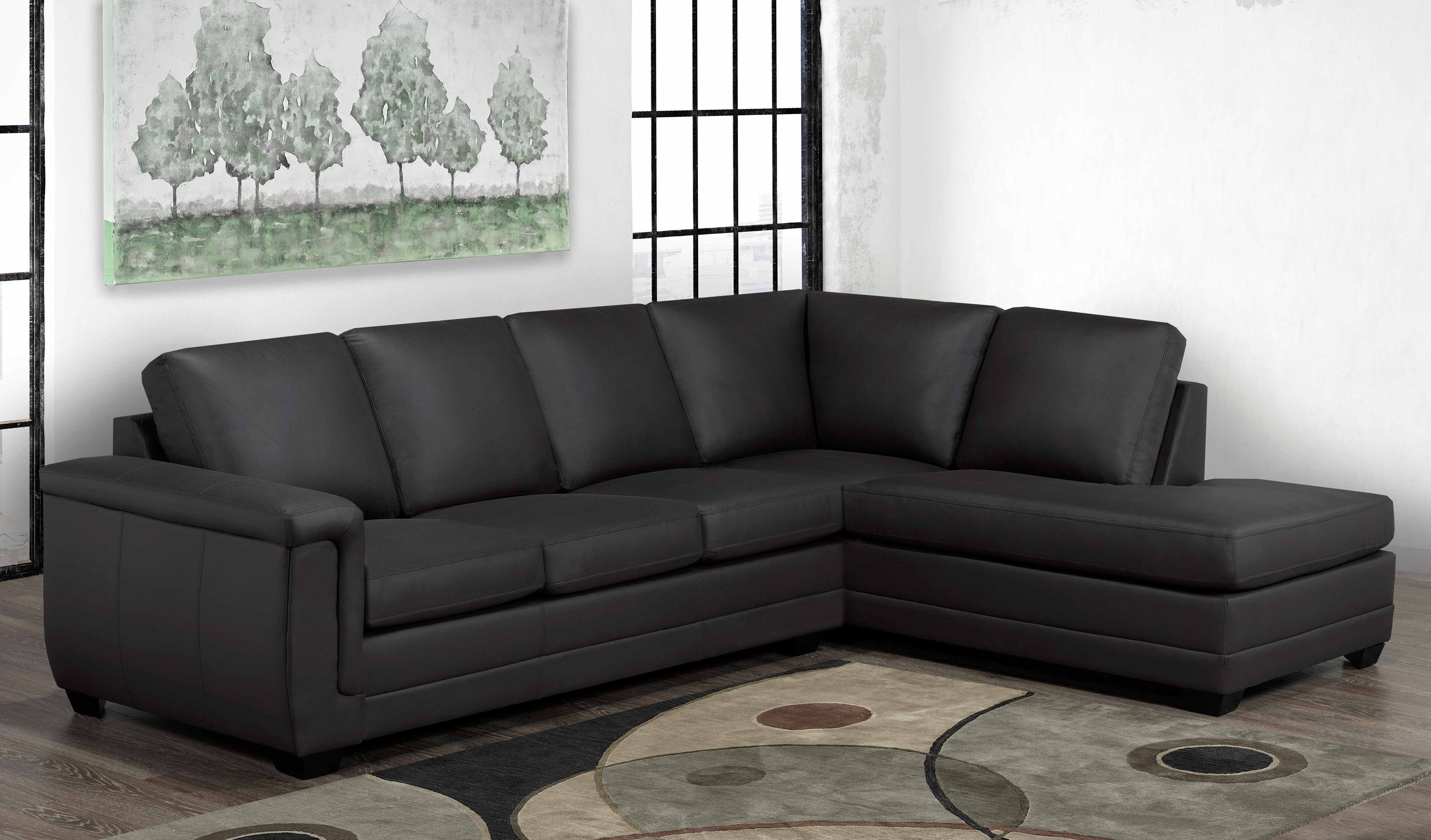 Canadian Made Gayle Floyd Shadow Sectional Sofa 9849