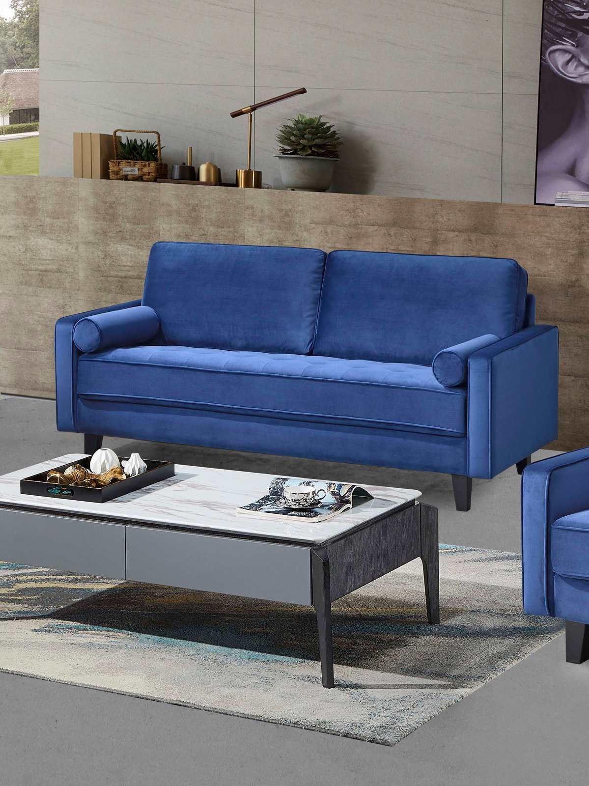 Toulouse Seating Collection Blue 99003