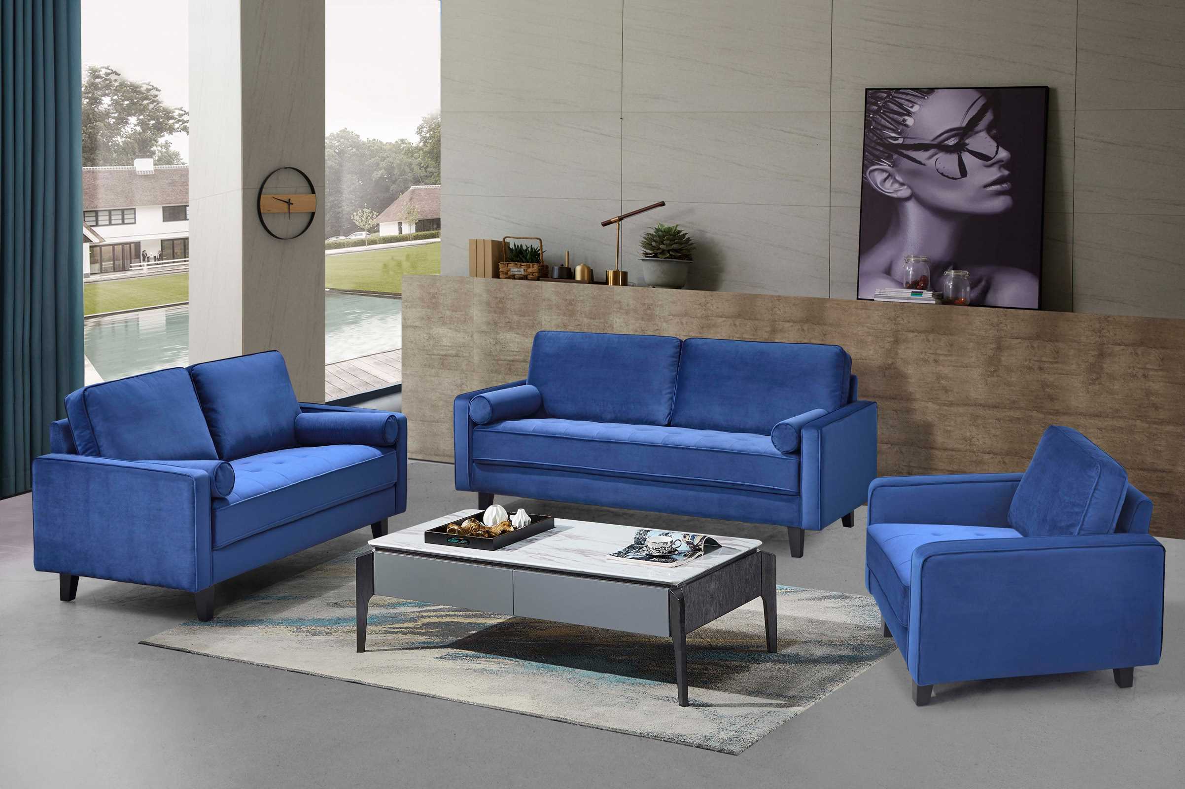 Toulouse Seating Collection Blue 99003