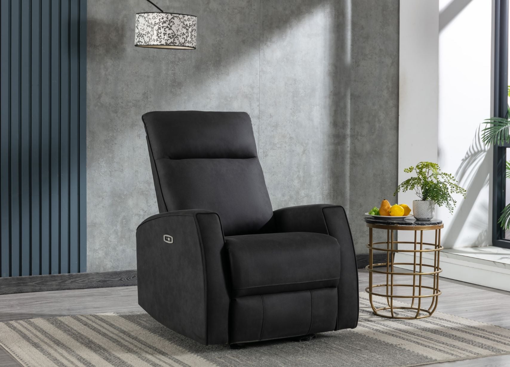 Dubois Power Rocker Recliner 99069P-BLK-1