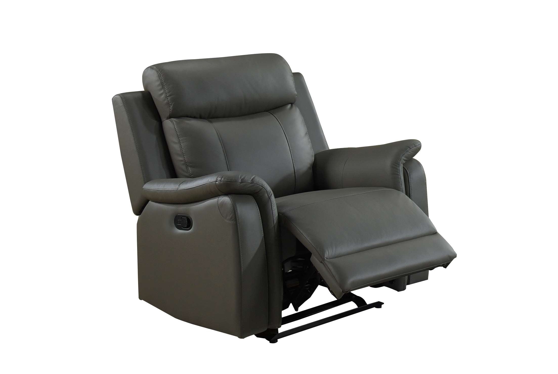 Cyrus Top Grain Leather Reclining Sofa Collection Grey 99840
