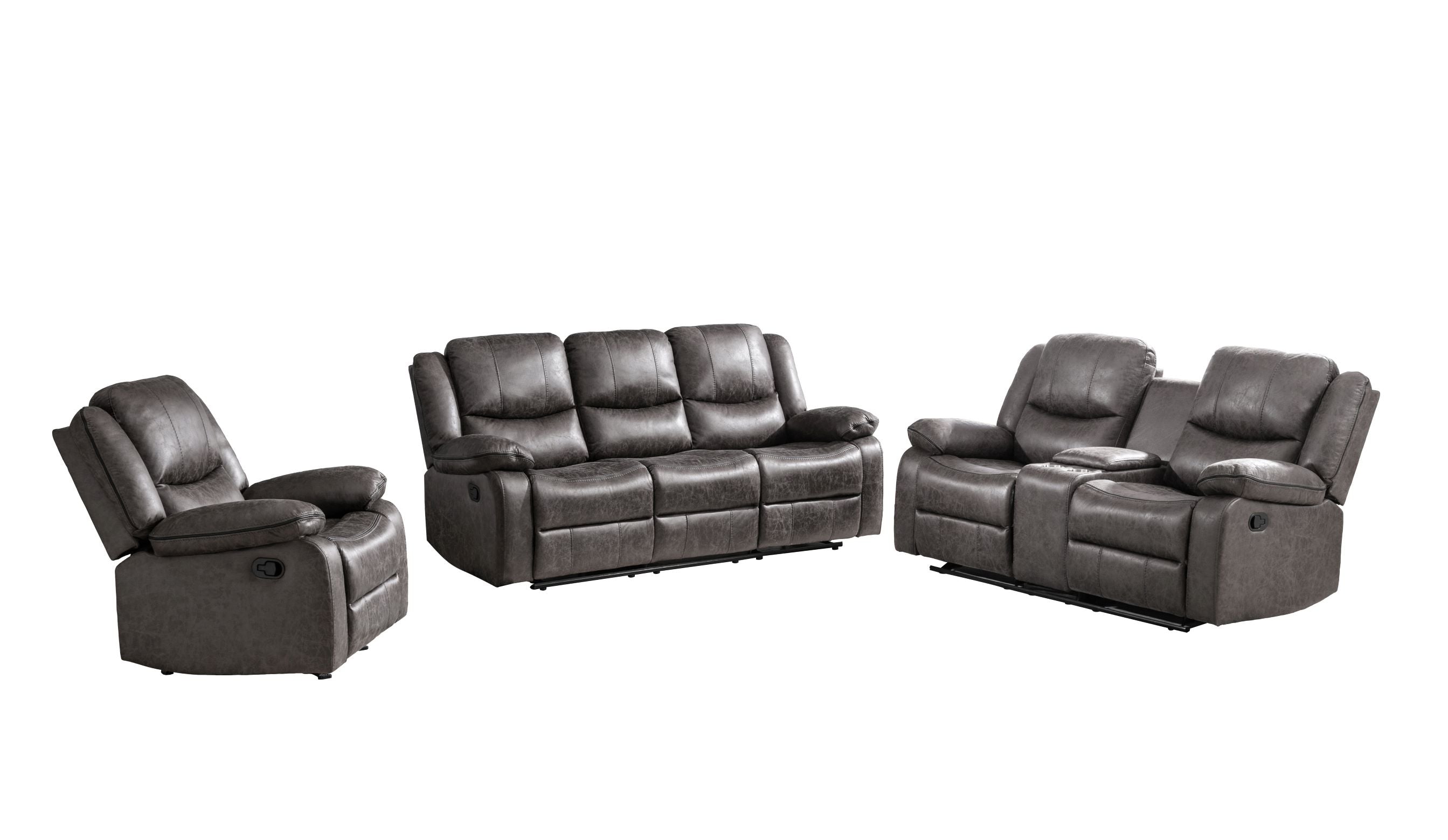 Everett reclining sofa collection 99849GRY