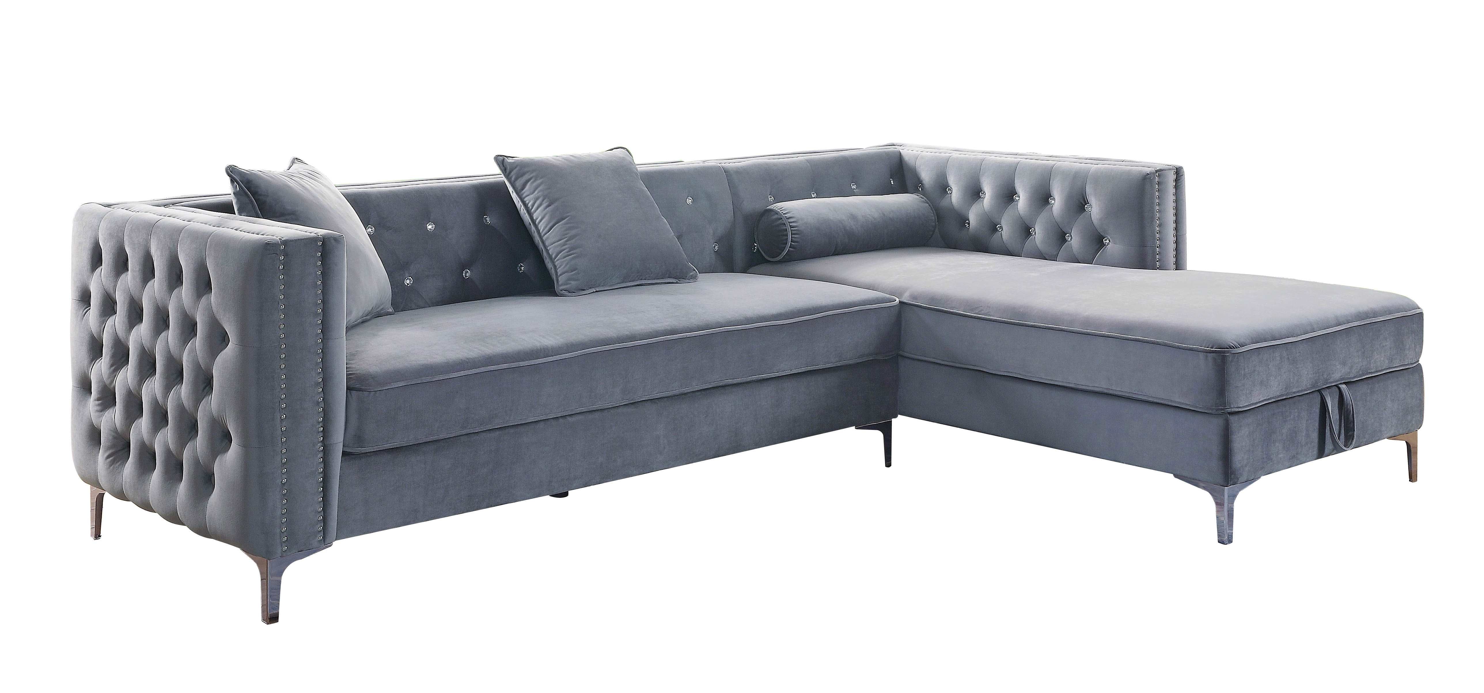 Celeste Sectional Sofa Grey 99871