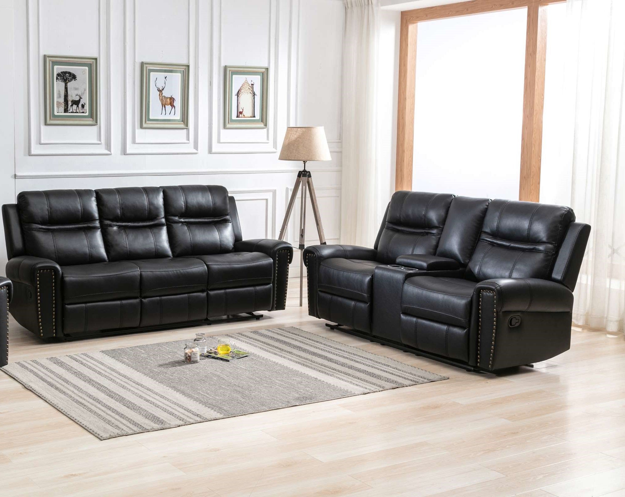 Emerson sofa collection Black 99927