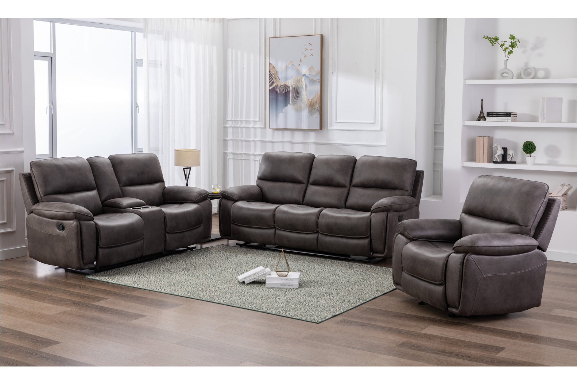 Grey Easton Recliner Seating Collection 99929GRY