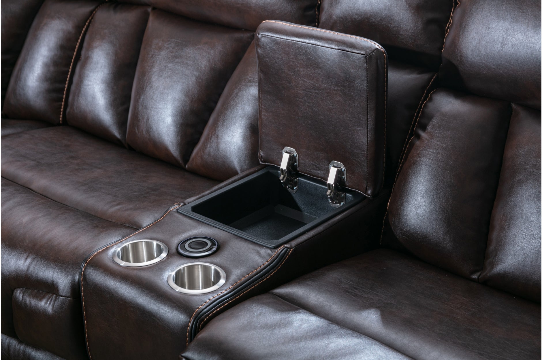 6-Piece Modular Brown Reclining Sectional with Left Side Chaise 99931BRWSS6L